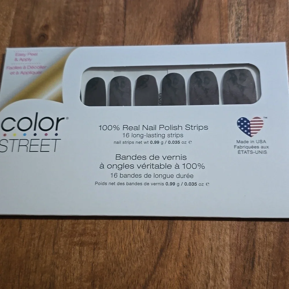 Color Street SMOKES ON YOU Press On Nails 100% Real Polish